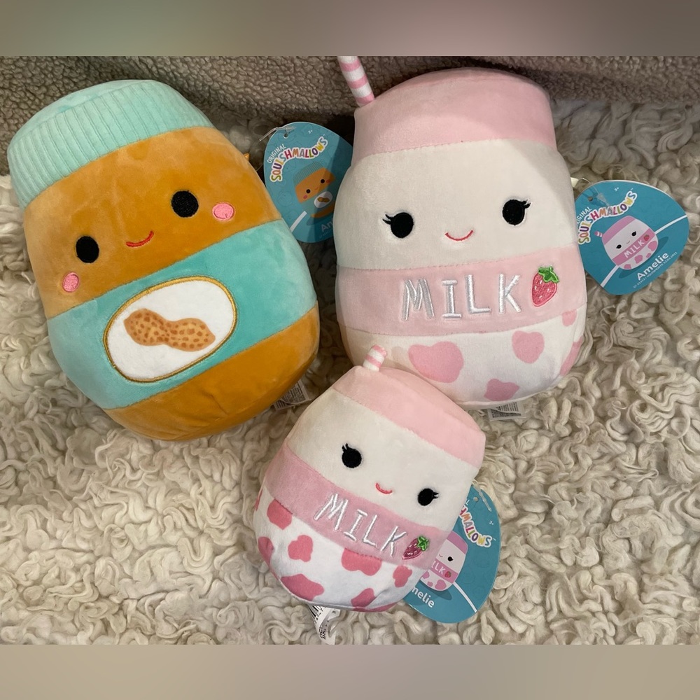 Peanut Butter & Milk Squishmallows